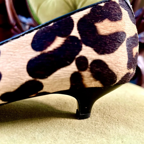 Isaac Mizrahi New York Leopard Kitten Heels size 6.5 M - Picture 3 of 9